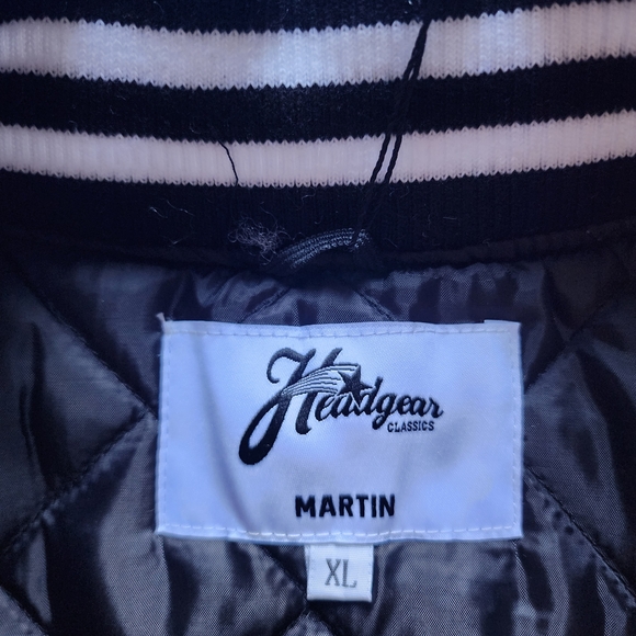 HEADWEAR CLASSICS MEN'S MARTIN LAWRENCE SATIN JACKET BLACK SIZE XLARGE NEW!!!! - Picture 6 of 14